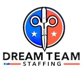 Dream Team Staffing badge logo